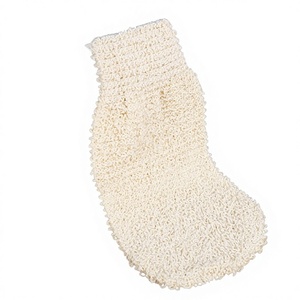 Ensemble d'éponges <span class=keywords><strong>de</strong></span> <span class=keywords><strong>bain</strong></span> très vendues : Gants <span class=keywords><strong>de</strong></span> douche en jute, éponge loofah et brosse corporelle pour le dos - Product Image 3