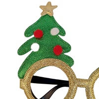 Individuelle Logo-Weihnachtsdekoration Brillen für Kinder Lustige Feiertagsparty-Brillen Kinder Neujahrs-Party-Zubehör