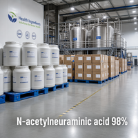Acide N-acétylneuraminique (acide sialique) 98% par HPLC CAS 131-48-6 Poudre issue de fermentation