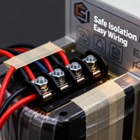 Transformateur toroïdal 240VA, noyau toroïdal 0-100V 2.4A, bobinage OEM personnalisé pour équipement audio, médical et industriel