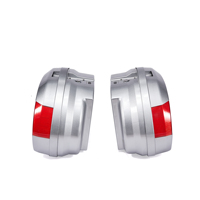 Sacoche latérale de moto 30L, sacoches de selle, boîte de rangement arrière avec réflecteur rouge pour Honda Kawasaki Yamaha Touring