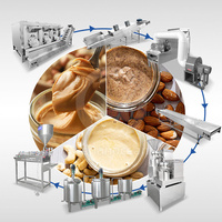 Ligne de production de sauce au sésame en pâte de cajou OCEAN Machine automatisée de production de beurre d'arachide