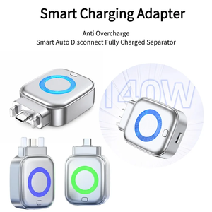 อะแดปเตอร์ชาร์จเร็ว 140W แบบ USB-<span class=keywords><strong>C</strong></span> สำหรับโทรศัพท์มือถือ พร้อมระบบตัดไฟอัตโนมัติ แยกการใช้งานอัตโนมัติ และระบบปิดเครื่องอัตโนมัติ พร้อมระบบ AI Recognition - Product Image 2