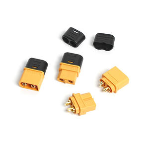 Connecteur XT60H-F XT60-H-M mâle-femelle, bornes de soudure haute intensité 30A 500V pour batterie Li-ion, drone RC, système d'alimentation - Product Image 1