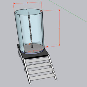 Plataforma Luminosa Giratoria Elevadora para Luces de Escenario, Iluminación de Pista de Fiesta, Jaula Aérea para Artistas, Soporte de Exhibición - Product Image 6