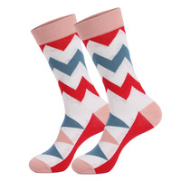 Chaussettes de bureau en coton à rayures colorées et à motifs pour hommes, grande taille, robes formelles pour le bureau