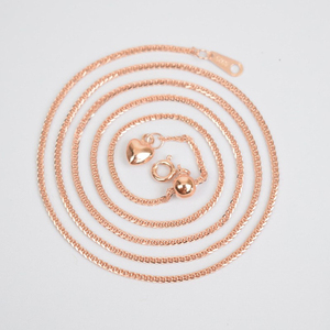 Cadena <span class=keywords><strong>Chopin</strong></span> elástica de plata 925, collar de plata ajustable chapado en oro de 18 quilates, cadena de extensión larga para suéter - Product Image 3