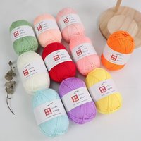 8ply 75g 2mm Thick 100% Acrylic Fancy Yarn Super Soft Dyed Blended Yarn for Hand Knitting Weaving Embroidery Knitting Sweaters