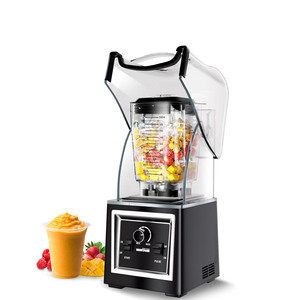 เครื่องทำอาหารไฟฟ้าอเนกประสงค์แบบมืออาชีพฝาปิดเสียงเครื่องปั่นแบตเตอรี่220V ใช้ในครัวเรือน - Product Image 1