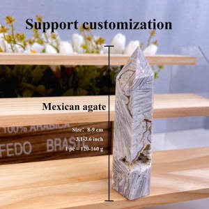 Torre de Cristal Pulido de 3 Pulgadas de Alta Calidad a Precio de Fábrica, Mezcla de Tipos, para Decoración o Regalos - Product Image 3