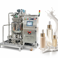 Équipement de mélange de crème 200L 300L, Émulsifiant sous vide, Machine à émulsionner, Machine de fabrication de cosmétiques, Émulsifiant sous vide