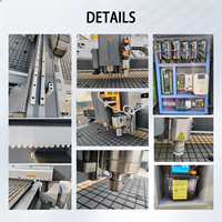 Machine-outil CNC multi-têtes 1325 pour le travail du bois avec routeur CNC 4 axes pour bois, acrylique, PVC et table de maintien sous vide