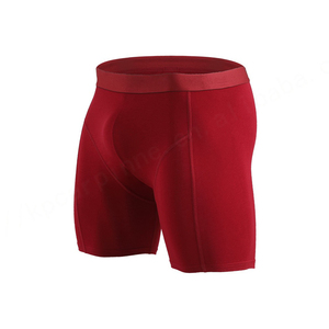 Venta al por mayor personalización 95% algodón 5% Spandex Calzoncillos Bóxer en blanco ropa interior cómoda para hombres Calzoncillos Bóxer - Product Image 5