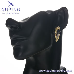 Orecchini a forma di cuore in oro 14K di alta qualità in stile <span class=keywords><strong>perla</strong></span> delicata YMearring-862 gioielli Xuping - Product Image 6