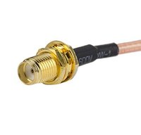Câble d'extension d'antenne haute fréquence RG58, gain 8dBi, câble de communication souple RG405 avec connecteur mâle vers femelle