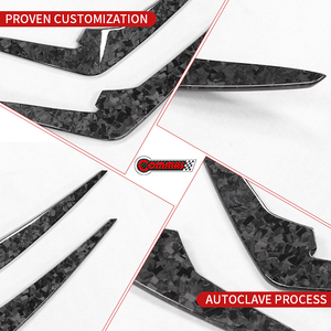 Nuevas Piezas de Auto: Alerones Delanteros de Fibra de Carbono Estilo PAK para Audi RS6 - Product Image 3