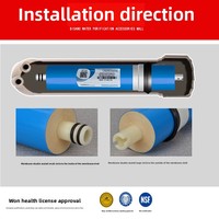 Machine à eau pure VONTRON 800G avec membrane RO, purificateur d'eau par osmose inverse à grand débit, filtre universel 3013 pour usage domestique