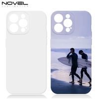 Nouvelle Arrivée Série iPhone Originale Protection Complète de l'Appareil Photo DIY Film Souple TPU 3D Sublimation Antichoc Anti-Salissure Blanc