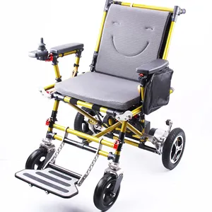 High Quality Power Wheelchair Carbon Fiber Electric Wheelchair For Adults Portable All Terrain Lightweight Wheelchairs