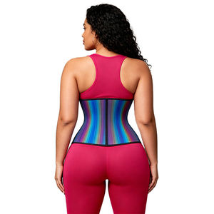 Corset amincissant en latex pour femme avec baleines en acier, ajustable, pour le contrôle du ventre, ferme et respirant - Product Image 2