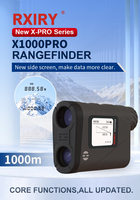 Télémètre laser Rxiry X1000PRO pour la tactique et les activités de plein air avec une portée de 1000 m, grossissement 7x, précision de 0,1 m, écran OLED rouge, vente en gros