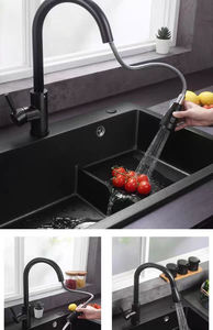 Rubinetto estraibile 304 lavello a leva singola in acciaio inox rubinetto per lavello estraibile - Product Image 4