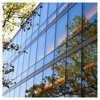 Prime mur-rideau en verre, système d'araignée, cadre en Aluminium, structure en verre trempé, mur-rideau d'araignée