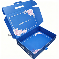 Boîte d'emballage cosmétique pliable, résistante aux chocs, en carton ondulé, écologique, recyclable, imprimée sur mesure, pour les produits de beauté des cils