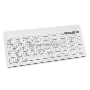 Teclado Inalámbrico BT Mecánico Ultrafino de Escritorio, Portátil, Recargable, Mini, Nuevo, de Plástico - Product Image 1