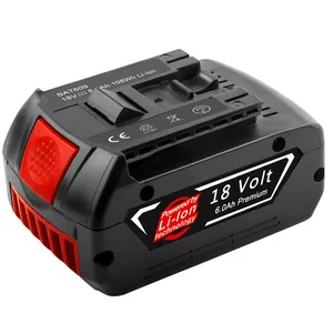 Batteria di ricambio 18V BAT609 per utensili elettrici Bos Cordless 6.0Ah batterie ricaricabili al litio BAT610G BAT619 BAT618 BAT618G