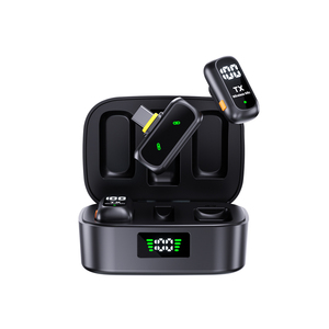 Wireless Mini LLavalier <strong>Microphone</strong> for iPhone &amp; Android Dual Clip-On Mics <strong>Tiny</strong> Portable Mic for Vlogging TikTok - Product Image 1
