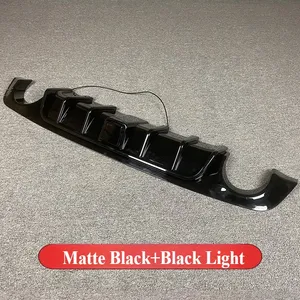 For Q50 Q50L 2018-2023 With <b>LED</b> Light Car Rear Bumper Lip <b>Diffuser</b> Lower Protector Guard Accessories Exterior - Product Image 5