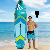 Planche de surf gonflable double couche 10'6"*33"*6" pour sports nautiques, design personnalisé, planche de paddle SUP, planche de paddleboard ISUP