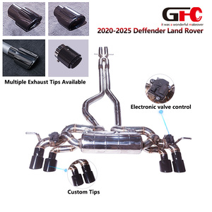 Tubos de escape Catback de alto rendimiento para Land Rover <span class=keywords><strong>Defender</strong></span> 2020 2025-110 Sistema de escape de sonidos deportivos con Valvetronic 5,0 - Product Image 2