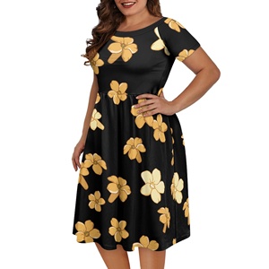 Vendita calda stile tropicale hawaiana Design personalizzato Vintage personalità moda alla moda Casual <span class=keywords><strong>abbigliamento</strong></span> a maniche corte da <span class=keywords><strong>donna</strong></span> - Product Image 4