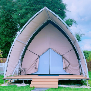 Tente de glamping en forme de bateau pour le camping en plein air, en PVC, imperméable quatre saisons, pour 3-4 personnes, idéale pour les complexes de luxe - Product Image 2