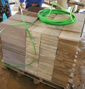 Carreaux de grès, 20 pièces, jaune, brut - Product Image 6