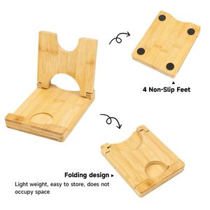 New household kitchen folding multi-functional wooden <b>pot</b> lid stand/tabletop <b>pot</b> lid rack/kitchen storage rack - Product Image 3