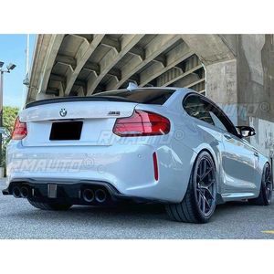Spoiler en fibre de carbone de style P, couleur noire, pour BMW Série 2 F22 F87 M2 2014-2019 M235i M240i 218i 220i 228i - Product Image 2