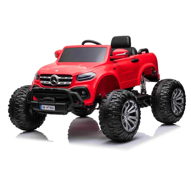 Mulai truk mainan anak-anak kunci tiga arah, truk mainan ukuran besar, pintu terbuka kendaraan Off-Road empat roda dengan Bluetooth dan kontrol suara