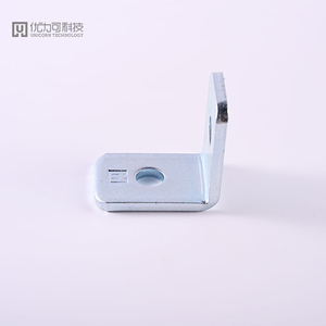 Supports fixes électro-galvanisés à 2 trous à angle droit en forme de L de vente chaude - Product Image 4