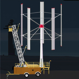 Aerogenerador de Eje Vertical de Bajo Ruido HLD de 3kW 24V-400V para Uso Doméstico - Product Image 2