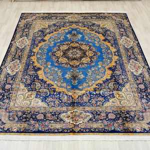 9x12ftプロモーション手作りの祈りのリストインドからのインドの卸売カーペットNainValue SilkRug - Product Image 2