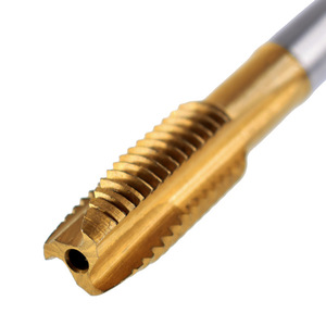 Juego de Machos de Roscar Eléctricos de Acero de Cobalto de Alta Velocidad con Recubrimiento de Titanio, Métricos de Paso Grueso, Machos de Roscar Rectos para Máquina, Venta al por Mayor - Product Image 4