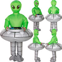 Disco Voador Alien # Roupas Infláveis de Natal Halloween Engraçado Desenho  Animado Mannequin Costume Fila Adereços