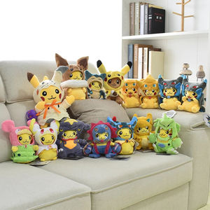 Meilleures ventes de peluches mignonnes de dessins animés japonais, poupées d'anime <span class=keywords><strong>Pokemon</strong></span> Pikachu pour enfants, jouets en peluche populaires - Product Image 2