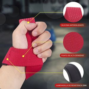 Correa de levantamiento de pesas de silicona antideslizante y resistente al desgaste con ajuste de muñeca y cinturón de torsión de alta resistencia, ¡la más vendida! - Product Image 3