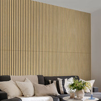 Panneau mural acoustique en bois Akupanel au design moderne, panneau mural acoustique en bois à lattes, panneau acoustique Akupanel