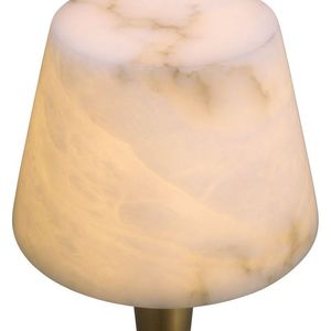 Marble Desk <b>Lamp</b> W300 H500 LED Light Source E26 Bulb <b>Base</b> Switch Control Single Head <b>Table</b> <b>Lamp</b> For Bedroom Living Room - Product Image 4