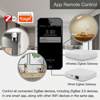 Passerelle Hub Zigbee Tuya Smart Filaire/Sans Fil pour la Domotique – Centre de Contrôle Vocal et Minuterie via l'Application Smart Life